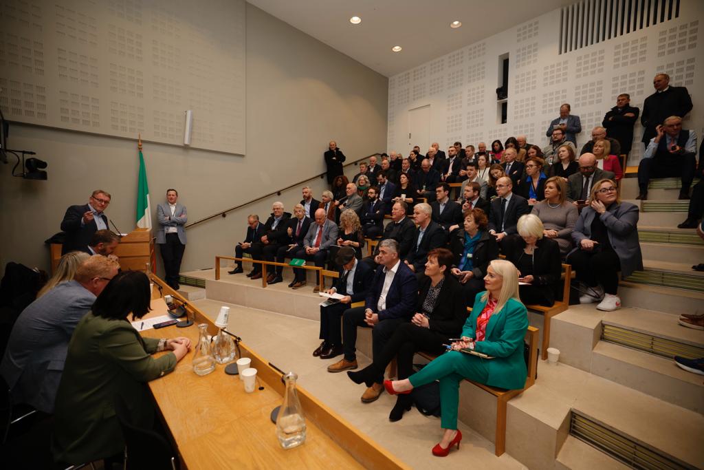 IBI Briefling in the AV Room at Dail Eireann